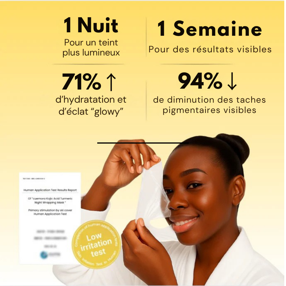 Masque de nuit au curcuma & à l'acide kojique peel off