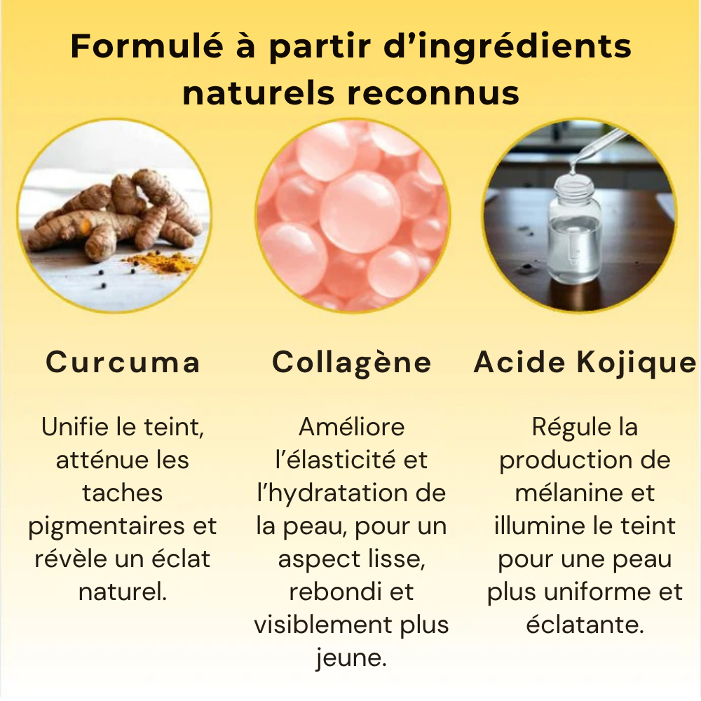 Masque de nuit au curcuma & à l'acide kojique peel off
